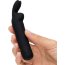 Черная вибропуля с ушками Rechargeable Rabbit Ears Bullet Vibrator - Черная вибропуля с ушками Rechargeable Rabbit Ears Bullet Vibrator