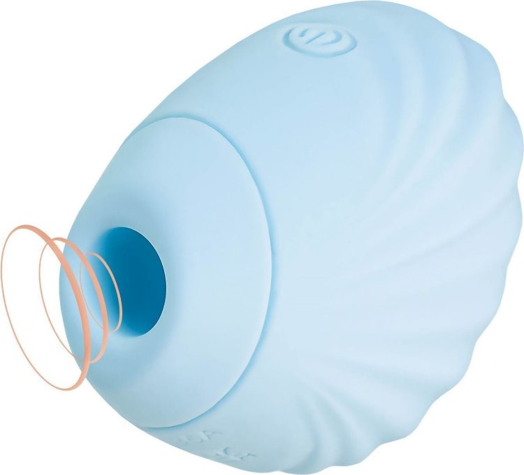 Голубой вакуум-волновой стимулятор клитора Scall