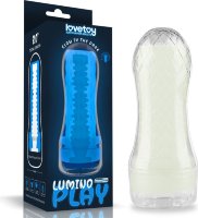 Светящийся в темноте мастурбатор Lumino Play Masturbator Ribbed