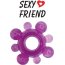 Фиолетовое эрекционное кольцо Sexy Friend  Цена 441 руб. - Фиолетовое эрекционное кольцо Sexy Friend