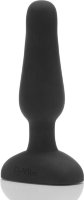 Анальная вибропробка чёрного цвета NOVICE REMOTE CONTROL PLUG BLACK - 10,2 см.