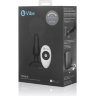 Анальная вибропробка чёрного цвета NOVICE REMOTE CONTROL PLUG BLACK - 10,2 см.