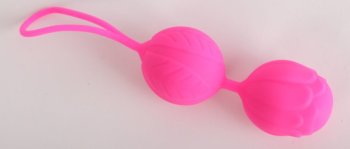 Фигурные розовые шарики Бутон цветка