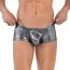 Серебристые трусы-хипсы Chakra Latin Boxer - Серебристые трусы-хипсы Chakra Latin Boxer