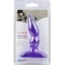 Фиолетовая анальная пробка «Шалунья» - 10 см.