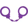 Фиолетовые силиконовые наручники Suppression