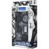Анальные шарики Tom of Finland Silicone Cock Ring with 3 Weighted Balls