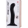 Черный стимулятор для пар P G-Spot Dildo Size M - 18 см.