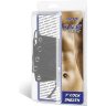 Чёрная утяжка на пенис со шнуровкой 100% PVC STRAP WITH METAL SNAP