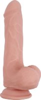 Телесный фаллоимитатор-реалистик Dual Density Dildo - 20 см.