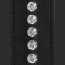 Черный ошейник с поводком Diamond Studded Collar With Leash  Цена 4 636 руб. - Черный ошейник с поводком Diamond Studded Collar With Leash