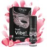 Съедобный жидкий вибратор Dual Vibe! со вкусом клубничного джина с тоником - 15 мл.