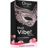Съедобный жидкий вибратор Dual Vibe! со вкусом клубничного джина с тоником - 15 мл.