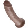 Коричневый фаллоимитатор 9 Cock - 22,9 см.