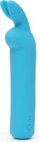 Голубая вибропуля с ушками Rechargeable Rabbit Ears Bullet Vibrator