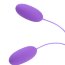 Фиолетовые гладкие виброяйца, работающие от USB  Цена 773 руб. - Фиолетовые гладкие виброяйца, работающие от USB