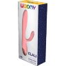 Нежно-розовый вибратор-кролик Elali - 18 см.