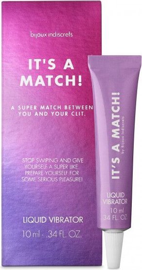 Жидкий вибратор Bijoux Indiscrets IT’S A MATCH - 10 мл.