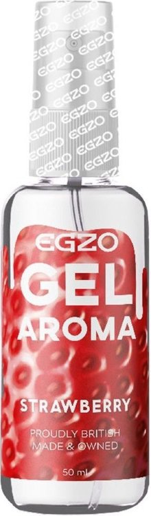 Интимный лубрикант EGZO AROMA с ароматом клубники - 50 мл.