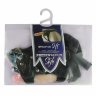 Черный пояс-трусики с двумя насадками Soft-Dolli - 16,5 и 10,5 см.