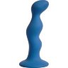 Синяя анальная пробка Terra - 12 см.