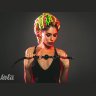 Черный гладкий кляп-шарик Crave