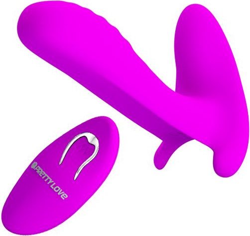 Лиловый мультифункциональный вибратор Remote Control Massager