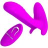 Лиловый мультифункциональный вибратор Remote Control Massager