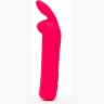 Розовая вибропуля с ушками Rechargeable Rabbit Ears Bullet Vibrator