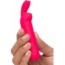 Розовая вибропуля с ушками Rechargeable Rabbit Ears Bullet Vibrator