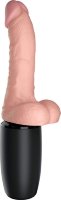 Хай-тек вибратор с функцией толкания 6.5 Thrusting Cock With Balls