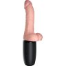 Хай-тек вибратор с функцией толкания 6.5 Thrusting Cock With Balls