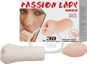 Мастурбатор Passion Lady Marcia с грушей для имитации посасывания