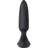 Черная анальная втулка Hush 2 (XS) - 12,1 см.
