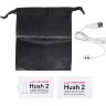 Черная анальная втулка Hush 2 (XS) - 12,1 см.