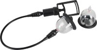 Вакуумная помпа для сосков с вибрацией Bad Kitty Vibrating Nipple Cups