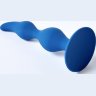 Синяя анальная пробка Vesta - 12,5 см.