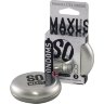Экстремально тонкие презервативы в железном кейсе MAXUS Extreme Thin - 3 шт.