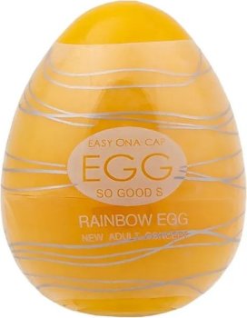 Мастурбатор-яйцо OYO Rainbow Yellow