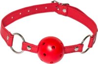 Красный кляп-шарик Firecracker