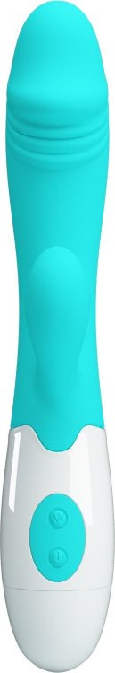 Мятный вибратор-кролик Snappy - 19 см.