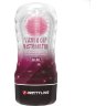 Прозрачный текстурированный мастурбатор Vacuum Cup Masturbator Black Hole