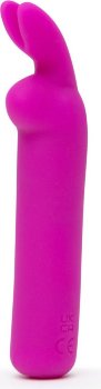 Лиловая вибропуля с ушками Rechargeable Rabbit Ears Bullet Vibrator