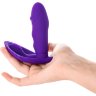 Фиолетовый вибратор для ношения в трусиках