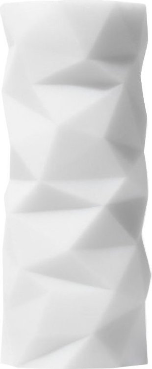 Белый 3D мастурбатор POLYGON