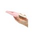 Нежно-розовый мини-вибратор с раздвоенным кончиком - 12,3 см.  Цена 3 119 руб. - Нежно-розовый мини-вибратор с раздвоенным кончиком - 12,3 см.