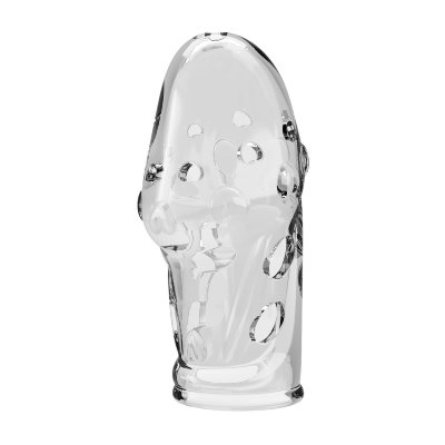 Прозрачная насадка на пенис Booker - 8 см.  Цена 451 руб. Длина: 8 см. Диаметр: 3.7 см. Добейтесь более сильной и стойкой эрекции с этой удивительной насадкой на пенис! Изготовленная из шелковисто-мягкого и эластичного TPR, она мягкая и растягивается, но при этом достаточно плотная, чтобы надежно держаться на пенисе. Насадка подходит для любого обхвата, плотно облегая кожу, удерживает кровь в половом члене и помогает достичь более продолжительной и мощной эрекции. Она также отлично подходит для тренировки потенции и продления близости, снижая стимуляцию чувствительных участков головки и отсрочивая эякуляцию. Внутренний диаметр - 2,2 см. Страна: Китай. Материал: термопластичная резина (TPR).