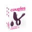Фиолетовая насадка на член с клиторальным отростком и пультом ДУ RC Couple’s Vibrator 2  Цена 12 203 руб. - Фиолетовая насадка на член с клиторальным отростком и пультом ДУ RC Couple’s Vibrator 2