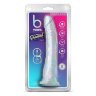 Прозрачный фаллоимитатор-реалистик Glisten - 22,2 см.