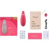 Розовый клиторальный стимулятор Womanizer Premium 2
